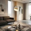 EMIBIG 1710/LP1 CANVA LP1 WHITE GOLD Lampa podłogowa