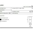 AZZARDO NC1802-YLD-BK / AZ1477 Lino (black) Lampa sufitowa