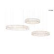 MOOSEE MSE1501100189 lampa wisząca LIBERTY 3A złota