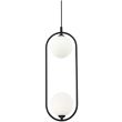 MAYTONI MOD013PL-02B Modern Ring Pendant Lamp Black