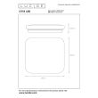 LUCIDE OTIS 79198/22/61 LAMPA SUFITOWA - NOWOCZESNA