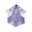 CANDELLUX 2280090 SK-18 CH/PU G4 CHROM OPR. STROP. STAŁA KRYSZTAŁ 20W G4 FIOLET