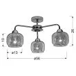 CANDELLUX 33-67081 RAY AMPLA 3X40W E14 CHROM