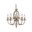 ELSTEAD ARTISAN ART5 AGD BRASS 5Lt Chandelier/Semi-Flush