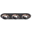 RENDL R13249 SHARM R III wpuszczana czarna/czarna miedź 230V LED 3x10W 24° 3000K
