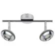 CANDELLUX 92-67562 SKIPPER LISTWA 2X6W LED COB GŁÓWKA OKRĄGŁA 1E Z PRZEGUBEM KD SYSTEM CHROM