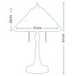 ELSTEAD KING QZ/KING/TL Table Lamp