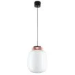 Step into Design 9969P/A white Lampa wisząca BOOM LED biało miedziana 25 cm