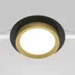 MAYTONI DL086-GX53-RD-BG Hoop Downlight czarny,złoty