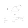 MILAGRO EKB1444 Lampa Podszafkowa Dual 18W 4000K USB-A/C + Gniazda 230V
