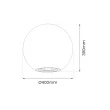 MILAGRO EKO0458 Kula Ogrodowa Globo Fi400 1xE27