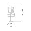 MILAGRO EKO0615 Lampa Solarna Adik 500LM 6500K IP44