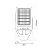 MILAGRO EKO1191 Latarnia Solarna Kers II 300W 1200lm 6500K