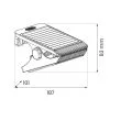 MILAGRO EKO1708 Lampa Solarna Clips 4W 4000K IP44