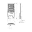 MILAGRO EKO9094 Latarnia Solarna Via 100W 1200lm 6000K