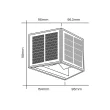 MILAGRO EKO9098 Kinkiet Solarny Wings 50lm 6000K