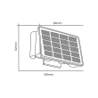 MILAGRO EKO9099 Kinkiet Solarny Alf 50lm 3000K