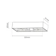 MILAGRO EKO9181 Lampa Solarna Brick 6W 800lm 4000K