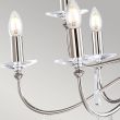 ELSTEAD FINSBURY PARK FP9 POL NICKEL 9Lt Chandelier/Semi-Flush