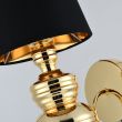 Step into design MB-8046-18 black gold Lampa ścienna QUEEN złoto czarna 18 cm