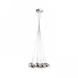 RENDL R10513 ASTRAL wisząca szkło chromowane/szkło przezroczyste 230V/12V G4 10x20W