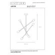 LUCIDE LESTER 21119/06/30 LAMPA SUFITOWA - NOWOCZESNA