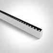 ONE LIGHT 38150B/W/C Syneti biała oprawa z możłiwością montażu podwieszanego lub natynkowego z 48 punktami LED UGR17 4000K 40Wt