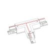 NOWODVORSKI CTLS POWER T CONNECTOR RIGHT2 T-R2 8704 oświetlenie komercyjne systemy konfigurowalny akcesoria 3-fazowy