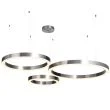 Step into Design ST-8848-80 black Lampa wisząca CIRCLE 80 LED tytanowy 80 cm