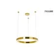 Moosee MSE010100150 MOOSEE lampa wisząca RING LUXURY 50 złota - LED, chromowane złoto