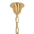 MOOSEE MSE1501100525 lampa wisząca TIFFANY 135 biała mosiądz / naturalne pióra