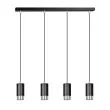 EMIBIG 816/4 LAMPA WISZĄCA FUMIKO 4 BL/CHROME