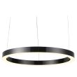 Step into Design ST-8848-100 black Lampa wisząca CIRCLE 100 LED tytanowa 100 cm