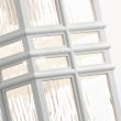 ELSTEAD Beacon Square KL-BEACON-SQUARE-M-WHT 1 Light Wall Lantern