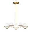ELSTEAD Apollo FE-APOLLO5-BB 5 Light Chandelier - Burnished Brass