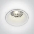 ONE LIGHT 10105TG/W Chulu biały wpust z oprawką GU10 50W