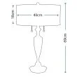 ELSTEAD GATSBY SF/GATSBY BB Table Lamp