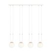 EMIBIG 1115/4 LAMPA WISZĄCA GLAM 4 WHITE/OPAL