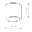 NOWODVORSKI HEXA 9565 lampa zewnętrzna sufitowa plafon
