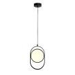 Step into Design 60217A-L Lampa wisząca ELIPSE LED czarna 38 cm