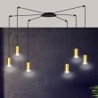 EMIBIG 526/6 LAMPA WISZĄCA TRAKER 6 BL/GOLD