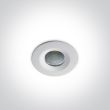 ONE LIGHT 10107CA/W/W Gudi biała oprawa typu downlight do wbudowania LED 3000K 7W