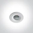 ONE LIGHT 10107CA/W/C Gudi biała oprawa typu downlight do wbudowania LED 4000K 7W