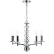 DAR OLE0550 OLEANA 5LT PENDANT POL CHR CRYSTAL