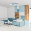 MILAGRO MLP7608 Lampa sufitowa DIXIE BLUE 5xGX53