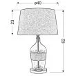 CANDELLUX 41-21519 ECO 3 LAMPKA GABINETOWA 40X62 1X60W E27