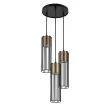 SIGMA 33458 FOBIA 3 lampa wisząca koło czarny/złoty
