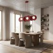 EMIBIG 1729/6 UMBRA 6 BURGUNDY Lampa wisząca