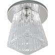 CANDELLUX 2217799 SK-58 CH/WH G4 OPR.STROP.STAŁA KRYSZTAŁ 20W G4 OSTROSŁUP KWADRATOWY