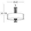 KOLARZ 0345.36.3.AQ.RV.OKPT EMOZIONE lampa wisząca złoto 24K